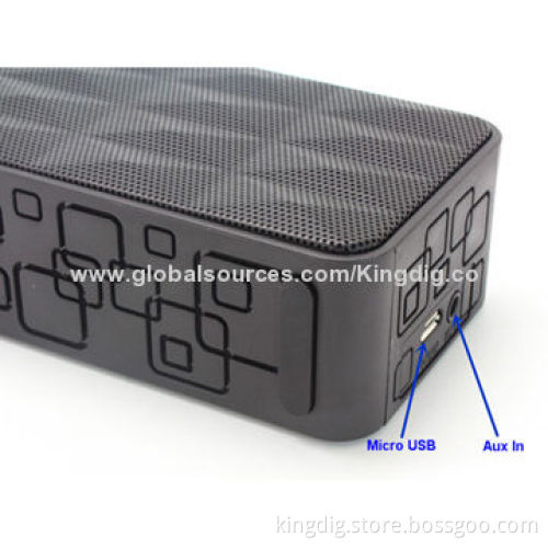 NFC Stereo Bluetooth Speaker, Classic Design, Supports Handsfree Calls and Line-in